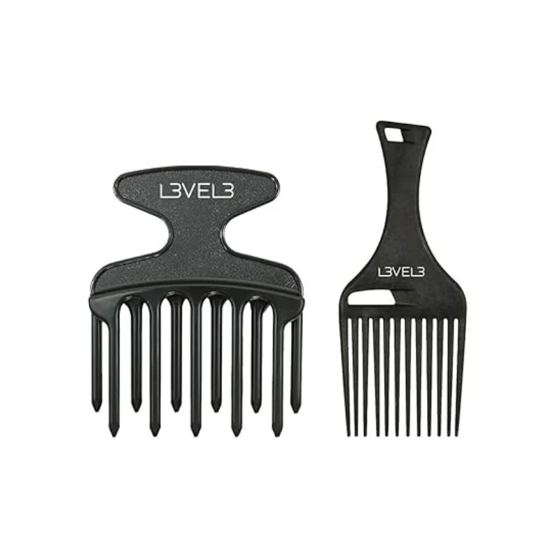 2PC HAIR PICK COMB SET