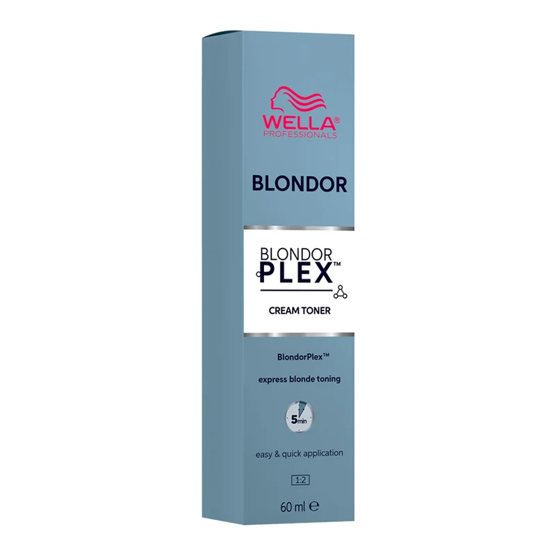 Wella Professional Blondor Plex Cream Toner Pale Silver /81 60ml - coloration permanente tonifiante