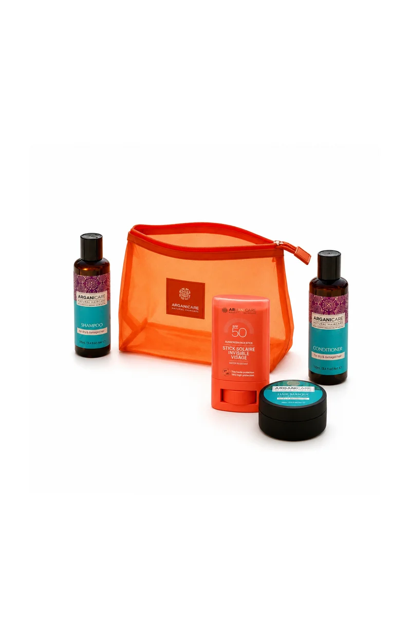 Trousse de voyage Summer Glow - Argan & Beurre de Karité - 5 produits
