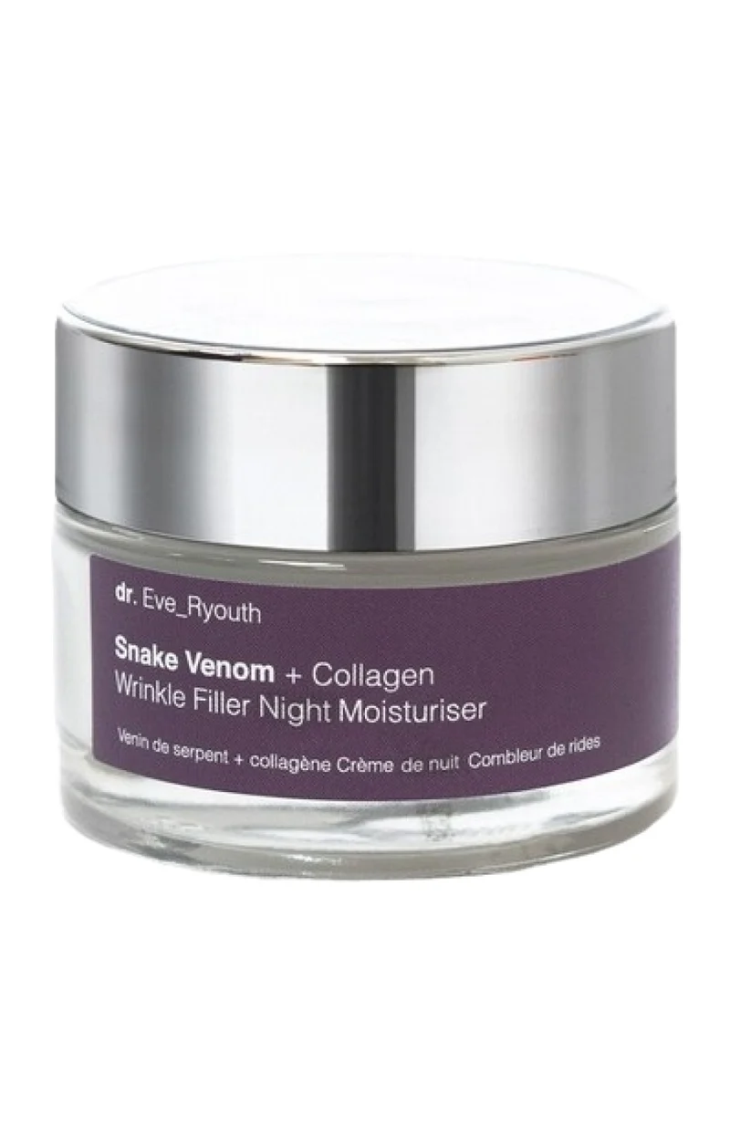 Crème de nuit anti-rides - Venin de serpent & collagène - Visage - 50 ml