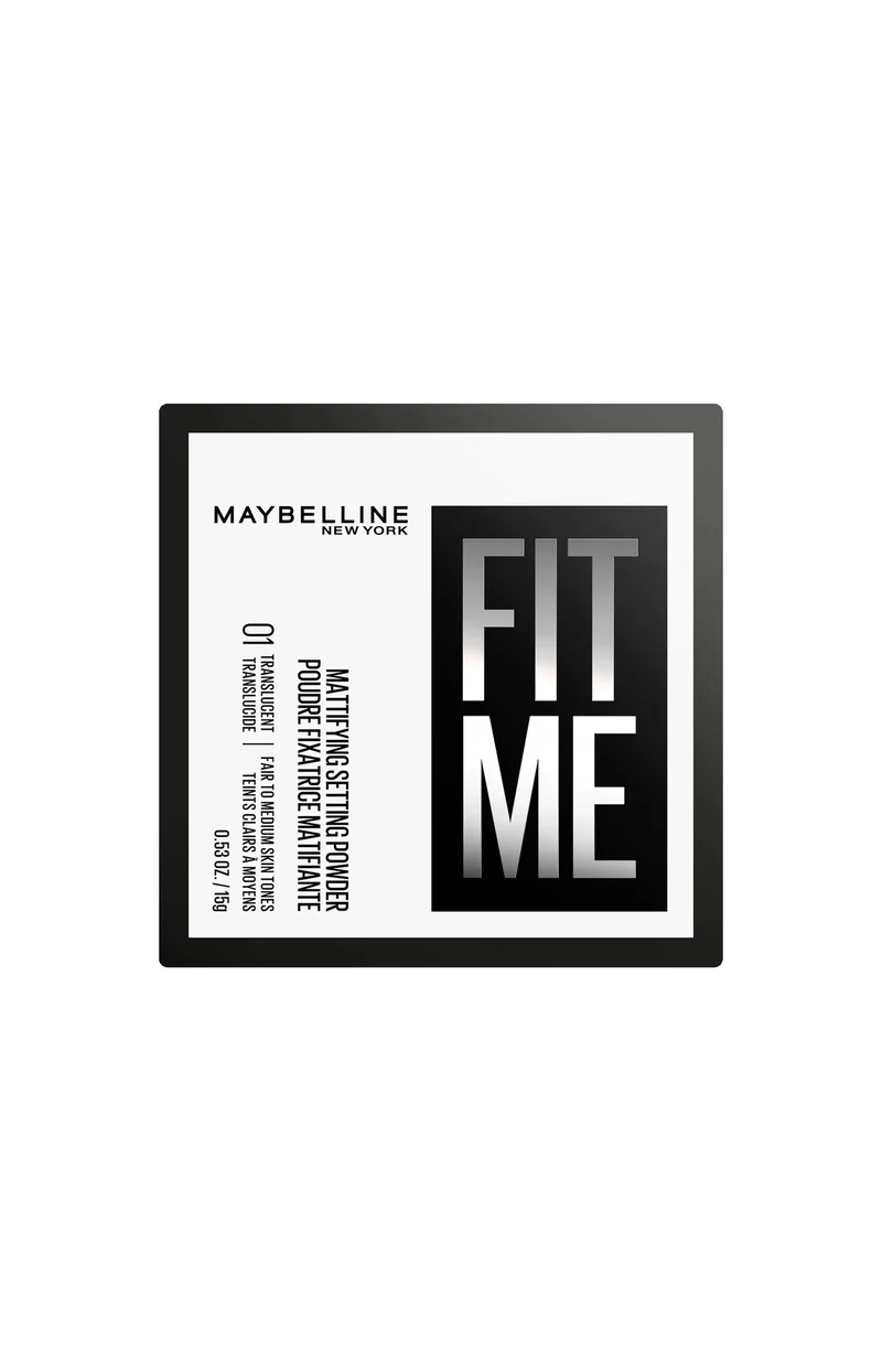 Poudre libre fixatrice matifiante - Fit Me - 01 Translucide