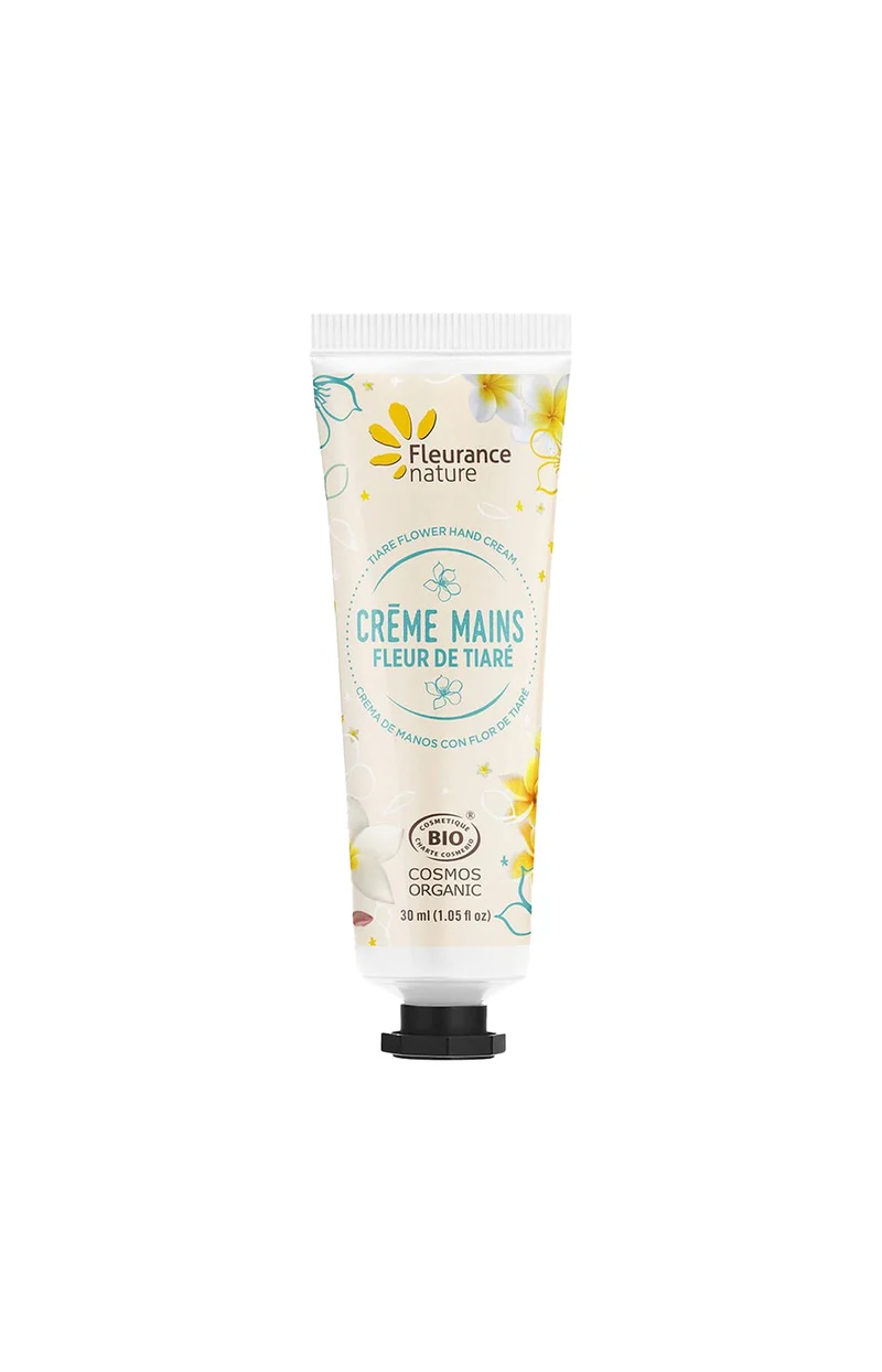 Crème hydratante bio - Fleur de tiaré - Mains - 30 ml
