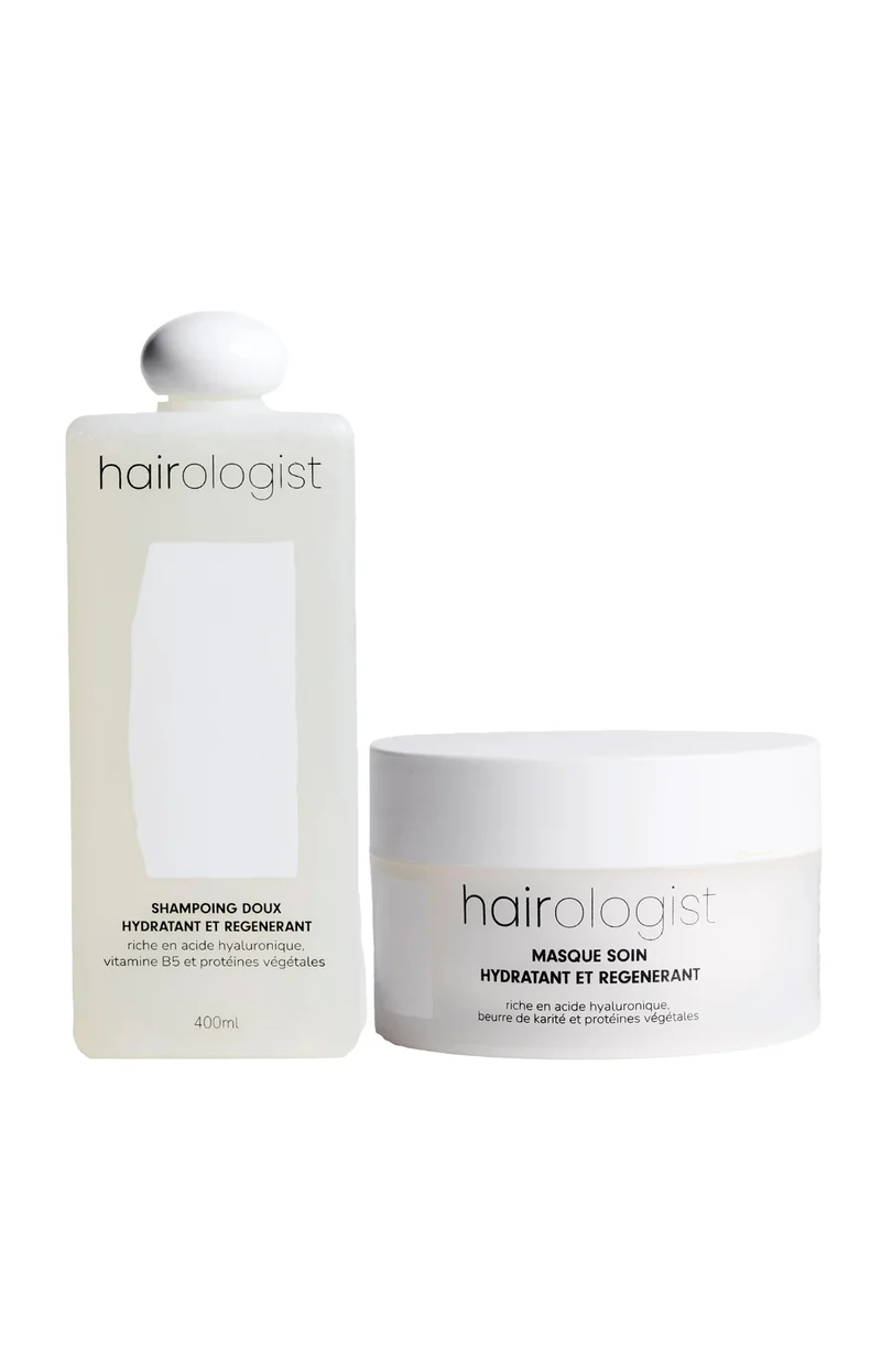 Shampoing & Masque Doux - Hydratant & Régénérant - Hairologist