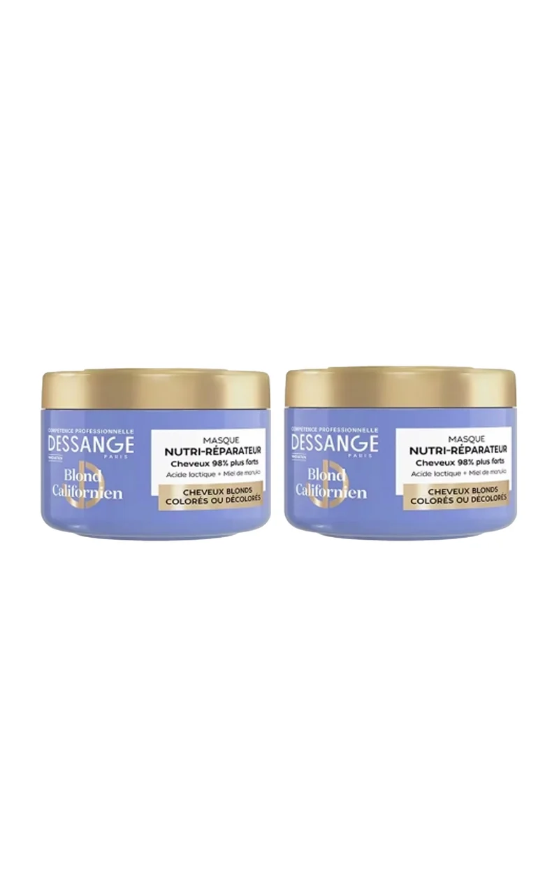 2 masques - nutri-réparateurs - Blond californien - 280 ml