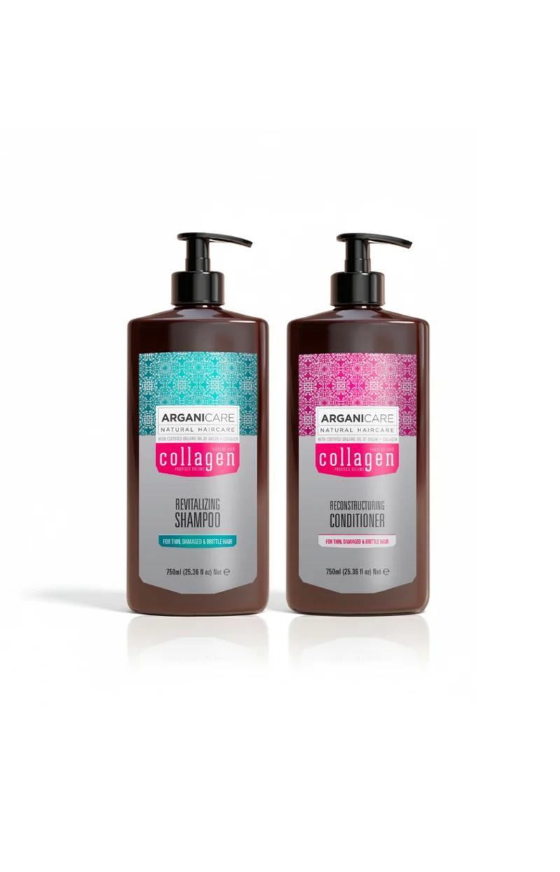 Duo Shampooing & Après-Shampoing Réparateur au Collagène