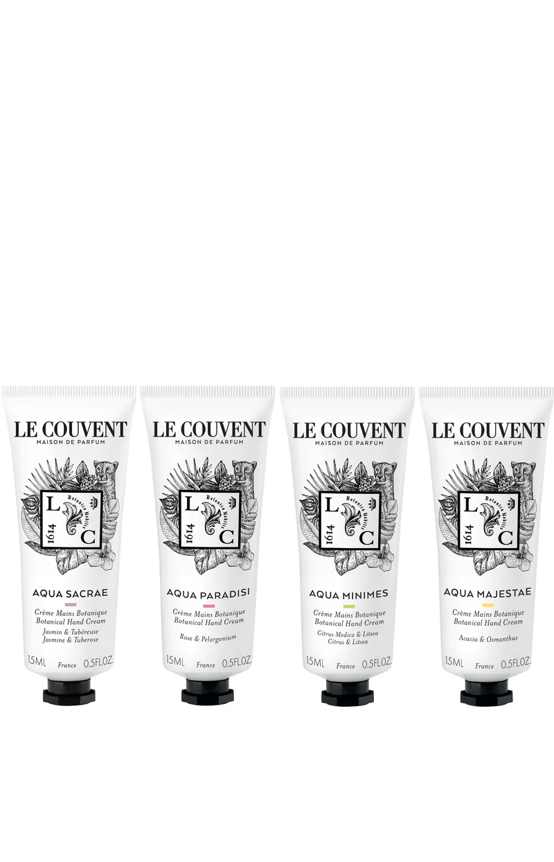 Crèmes mains hydratantes - 4 x 15 ml