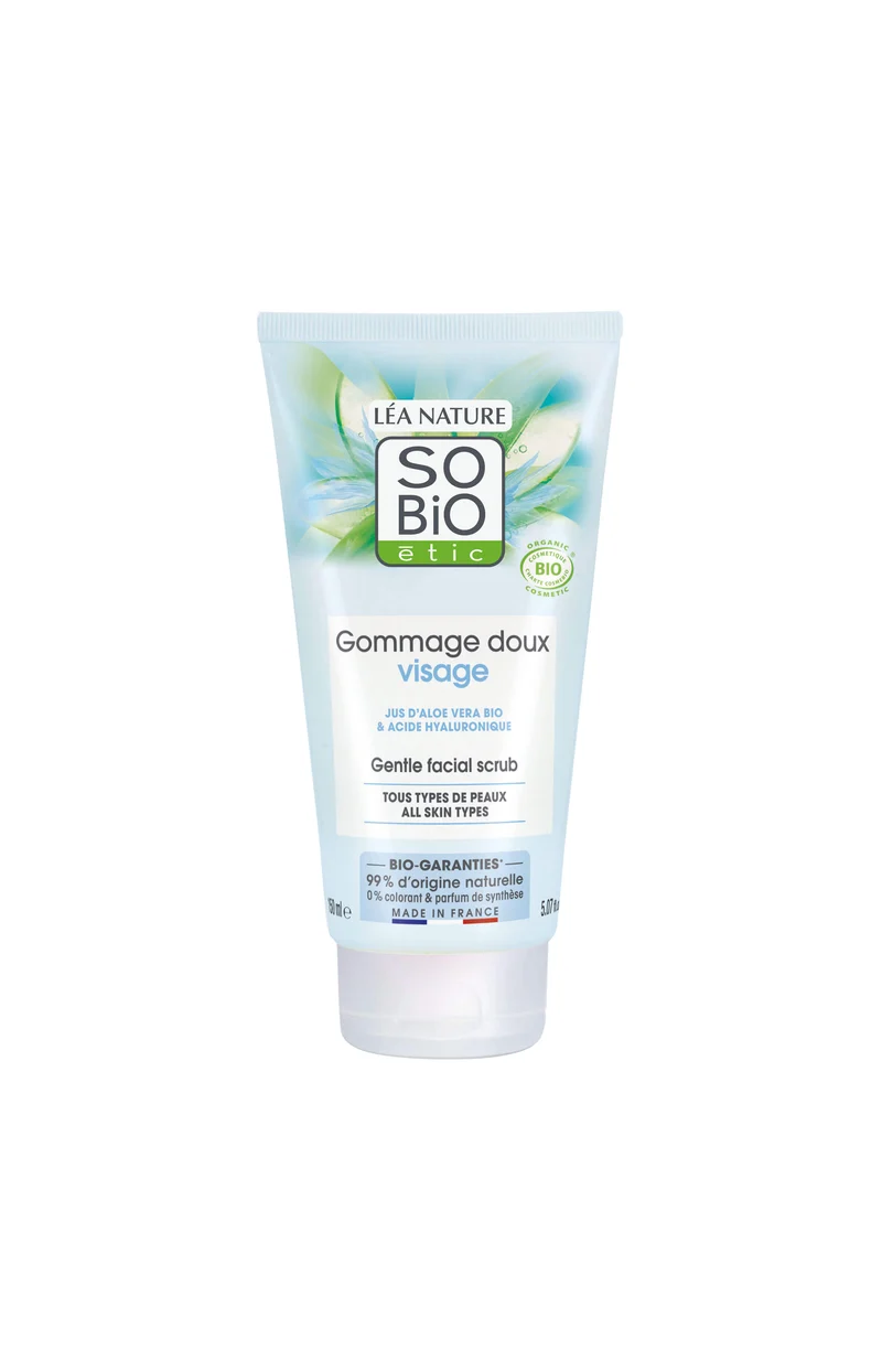 Gommage doux bio - Aloe vera - Visage