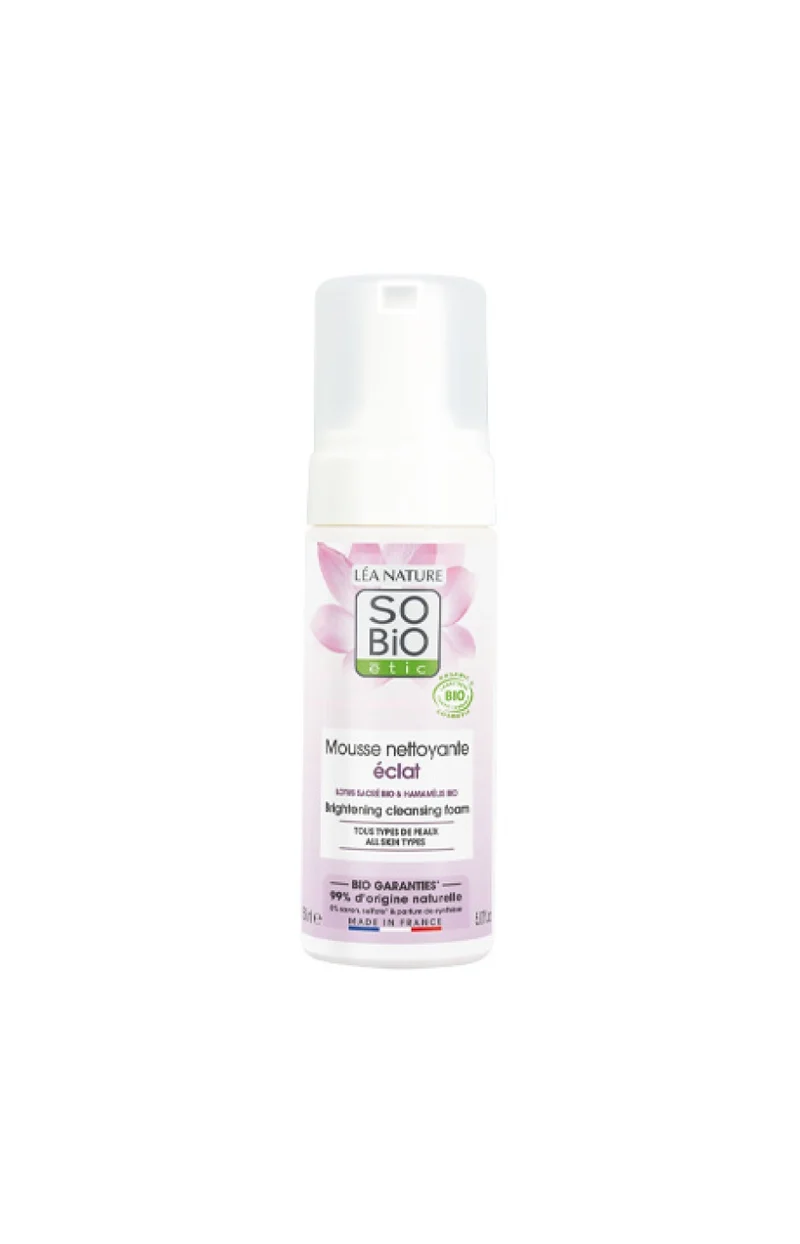 Mousse nettoyante clarifiante bio - Fleur de lotus
