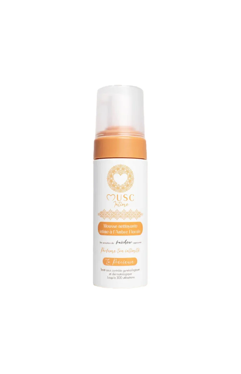 Mousse nettoyante intime - La Précieuse - Amber Flower - 150 ml