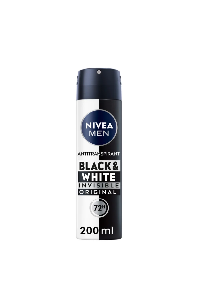 Déodorant spray 72h - Black & White - Homme - 200 ml