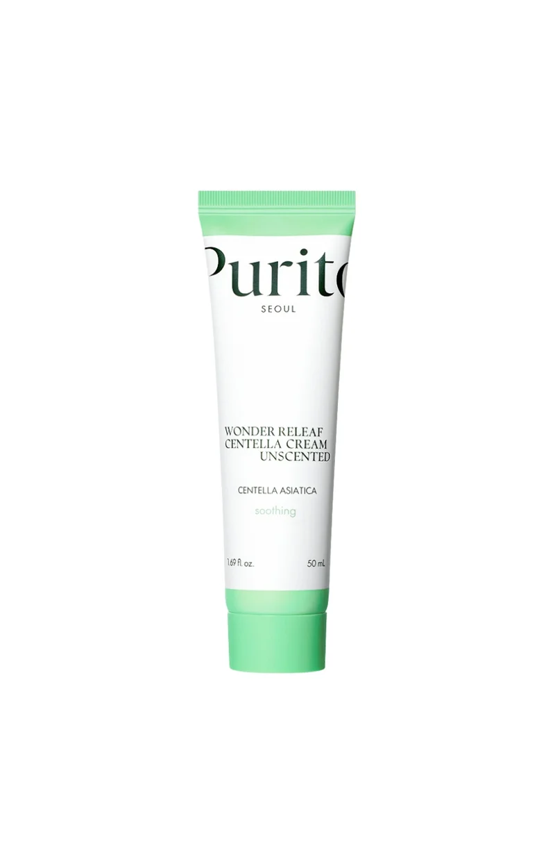 Purito - Crème hydratante sans parfum - Centella asiatica - Peaux sensibles