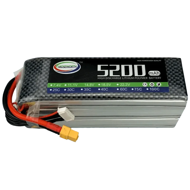 Batterie Lipo Drone 6S 22.2v 5200mAh 150c