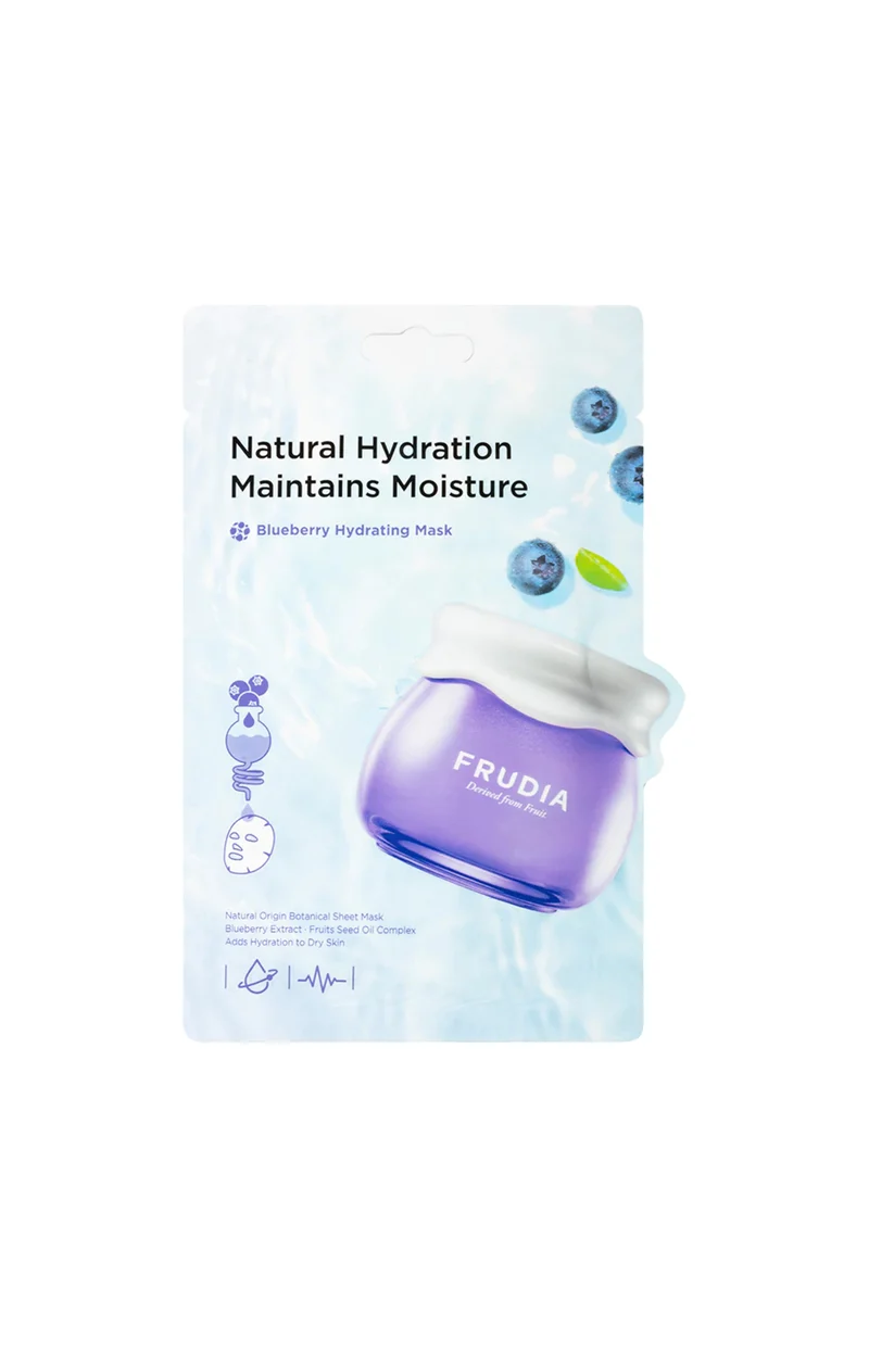 Masque hydratants - Myrtille - 10 unités