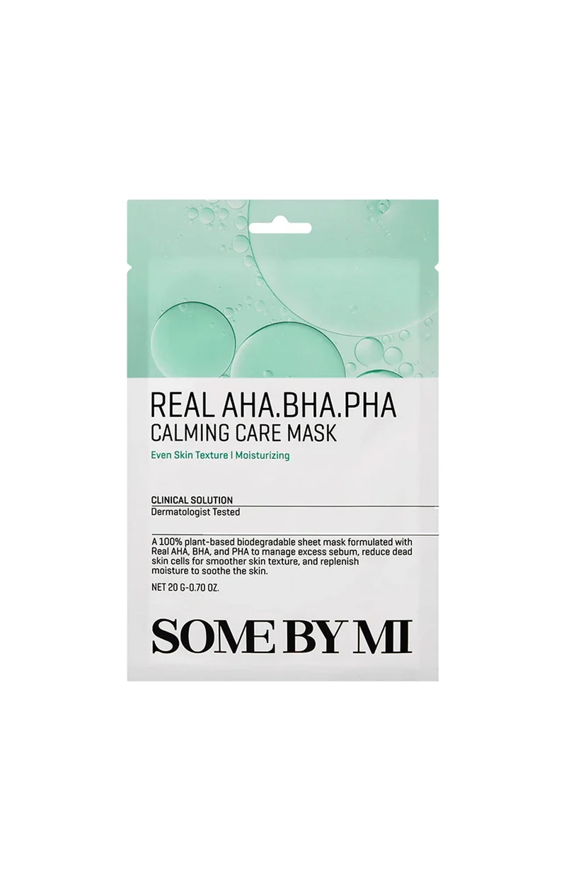 Masque en tissu apaisant - AHA & BHA - 1 unité