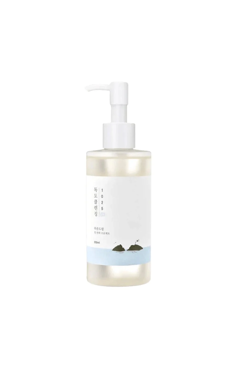 Round Lab - Huile nettoyante - Peaux sensibles - 200 ml