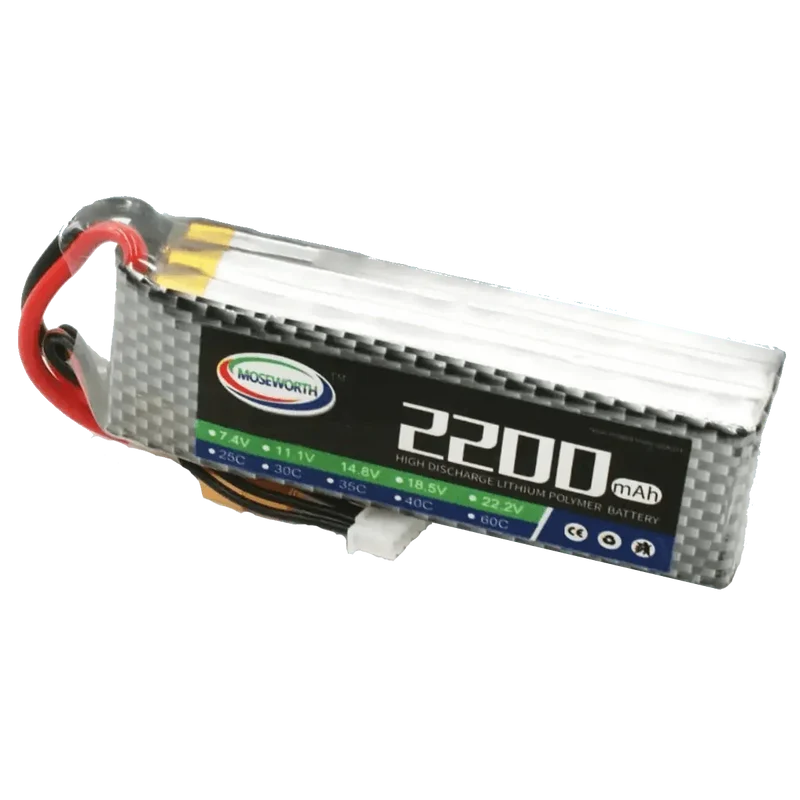 Batterie LiPo 4S 14.8V 2200mAh 60C XT60 Drone RC