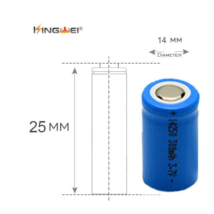Batterie Rechargeable Li-ion 3.7v 14250
