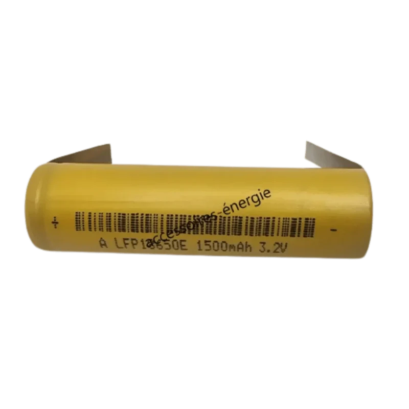 Batterie 18650 Lifepo4 3.2v 1500mAh Languettes pour Assemblage.