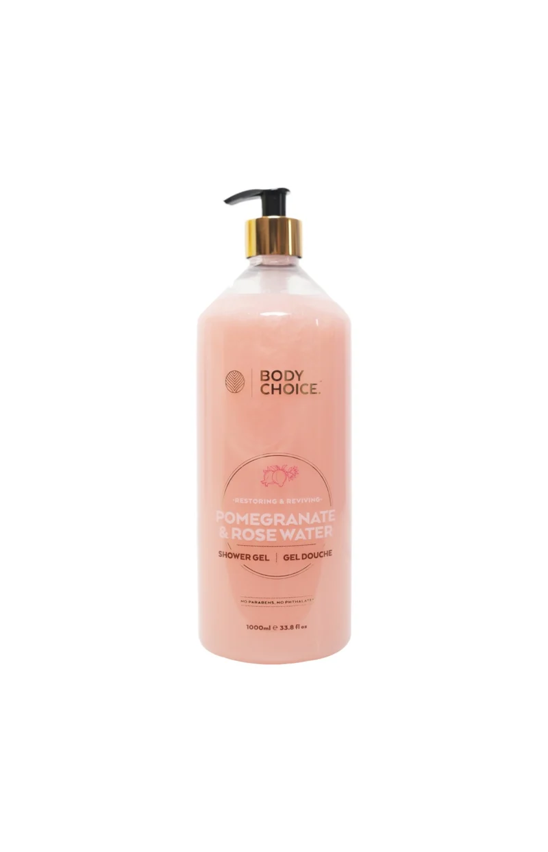 Gel douche hydratant - Grenade & eau de rose - 1 L
