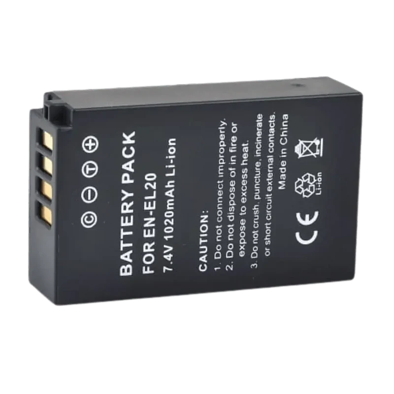 Batterie Nikon EN-EL20 compatible 7.4V 1020mAh Li-ion