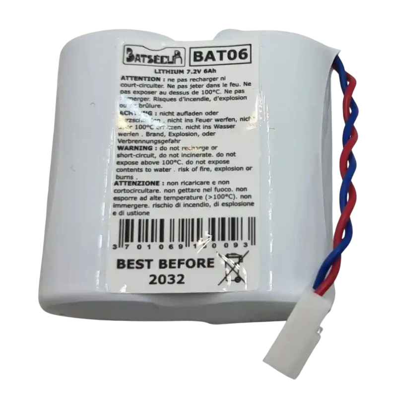 Pile BATLI06 7.2 V 6 Ah Lithium – BAT06 Daitem Hager Logisty