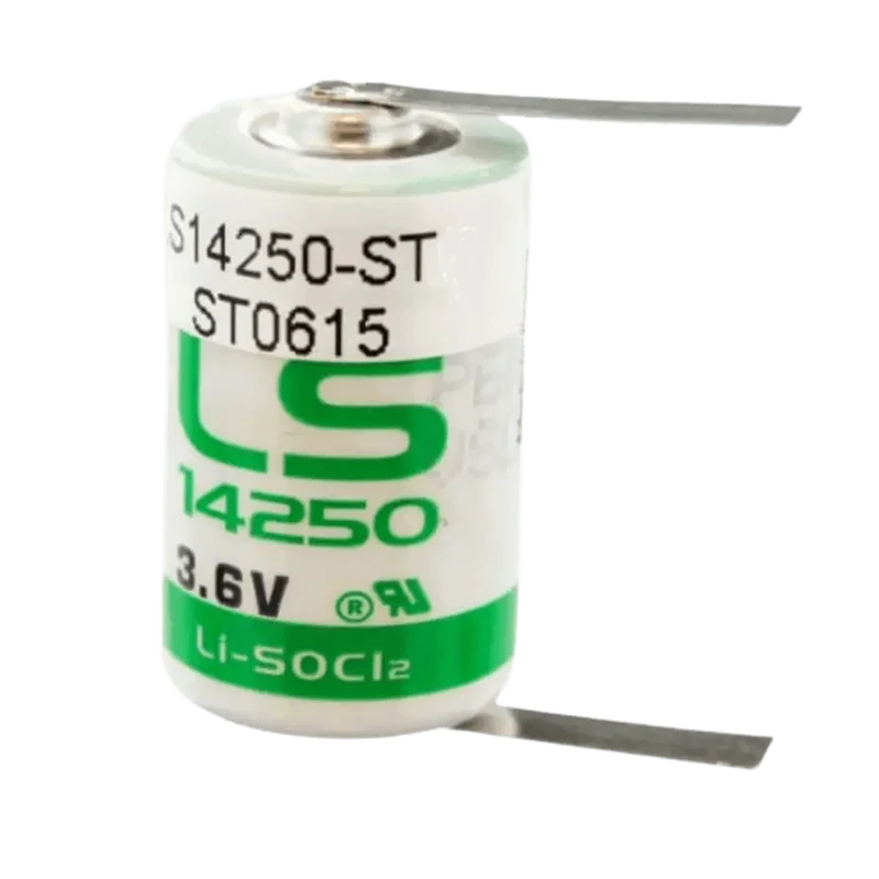Pile Lithium Saft LS14250 CNR 3.6V 1/2AA 1.2Ah à souder
