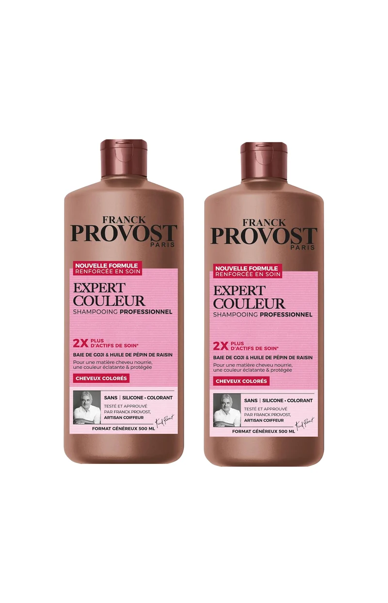2 shampoings expert protecteur - Cheveux colorés - 500 ml