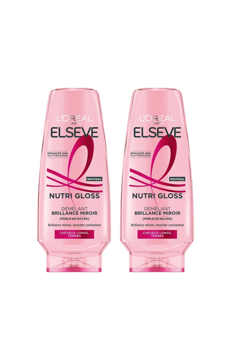 2 après-shampoings - Nutri Gloss Démêlant - 250 ml