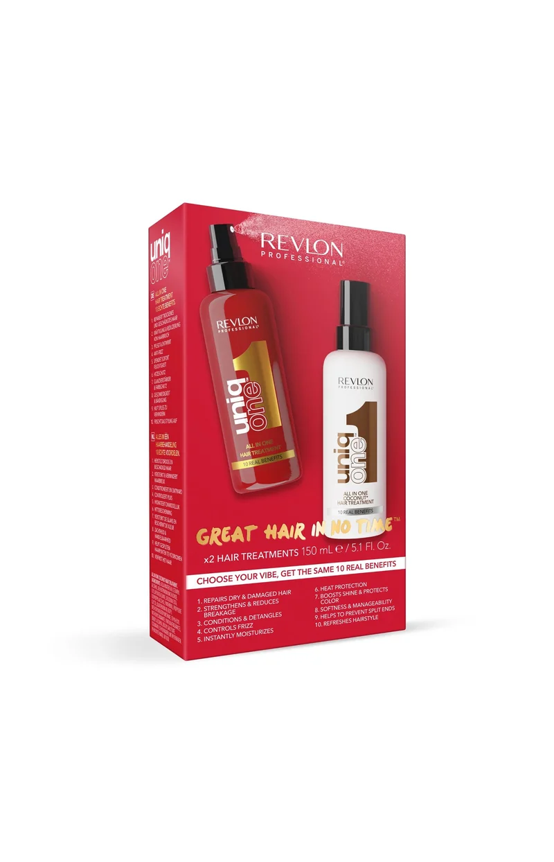 Coffret UniqOne - Duo de soin capillaire Classique 150 ml & Coco 150 ml