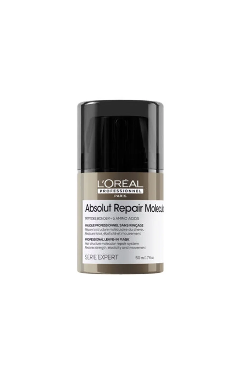 Masque réparateur sans rinçage - Absolut Repair Molecular - Cheveux abîmés - 50 ml