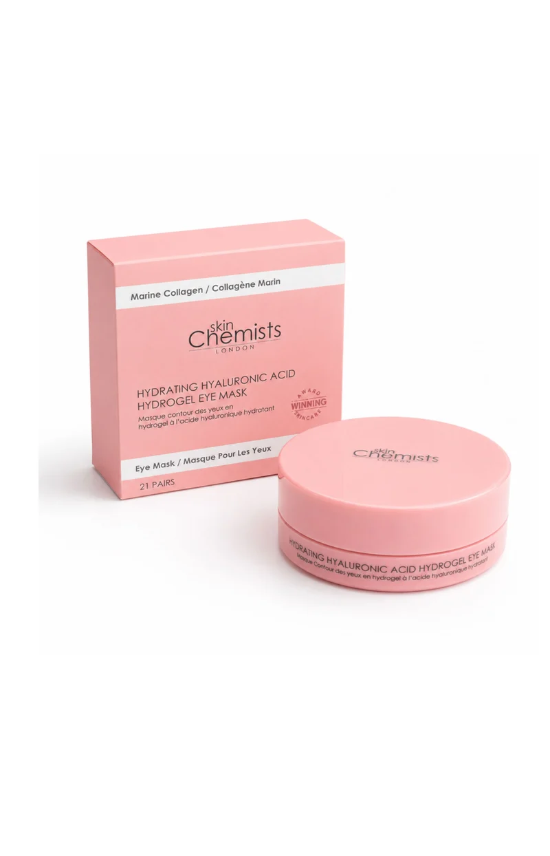 Masque yeux hydrogel hydratant à l'acide hyaluronique (20 paires)