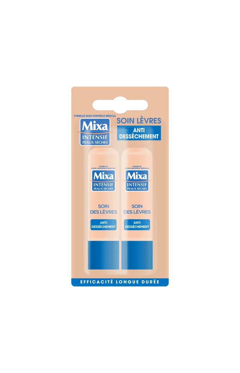2 sticks à lèvres - Beurre de karité & vitamine E - 2 unités