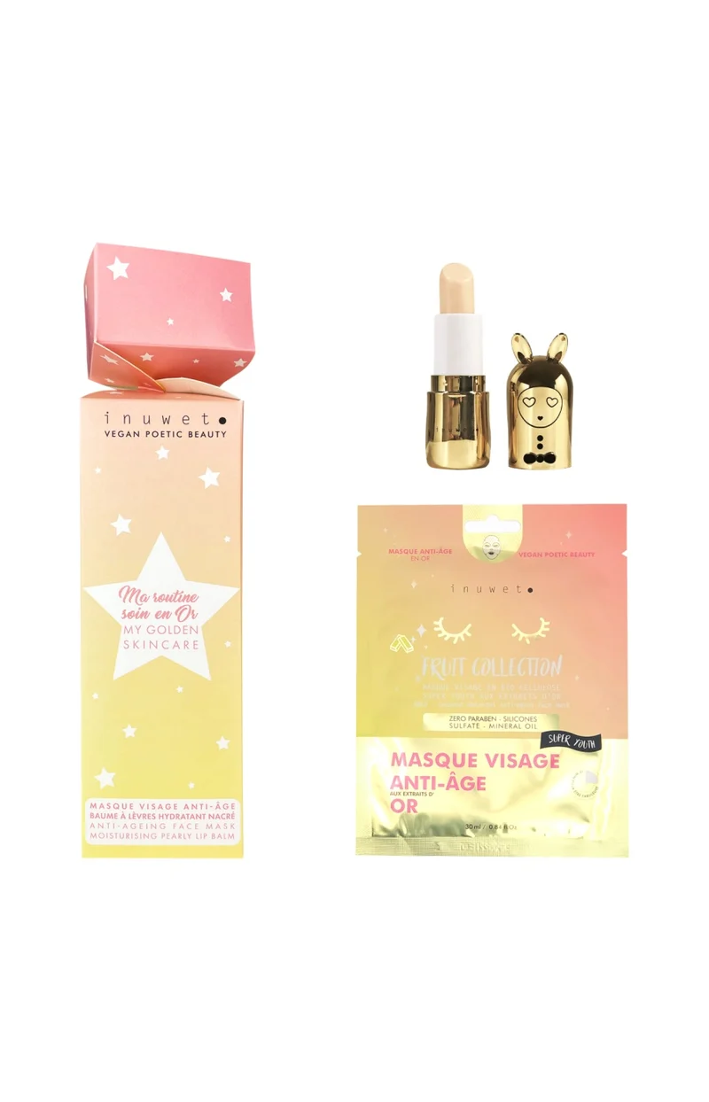 Cracker soins - Golden Routine - Visage 2 produits