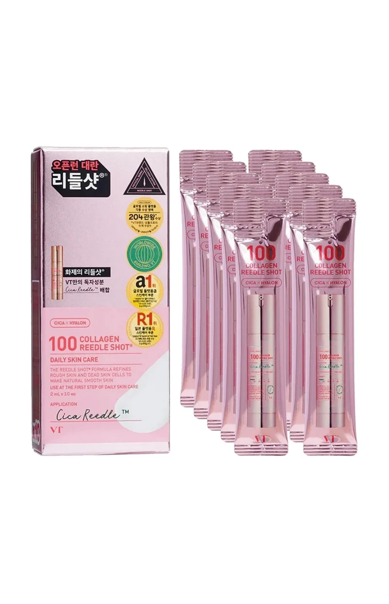 Shots de sérum apaisant - Collagen Reedle shot 100 - 10 x 2 ml