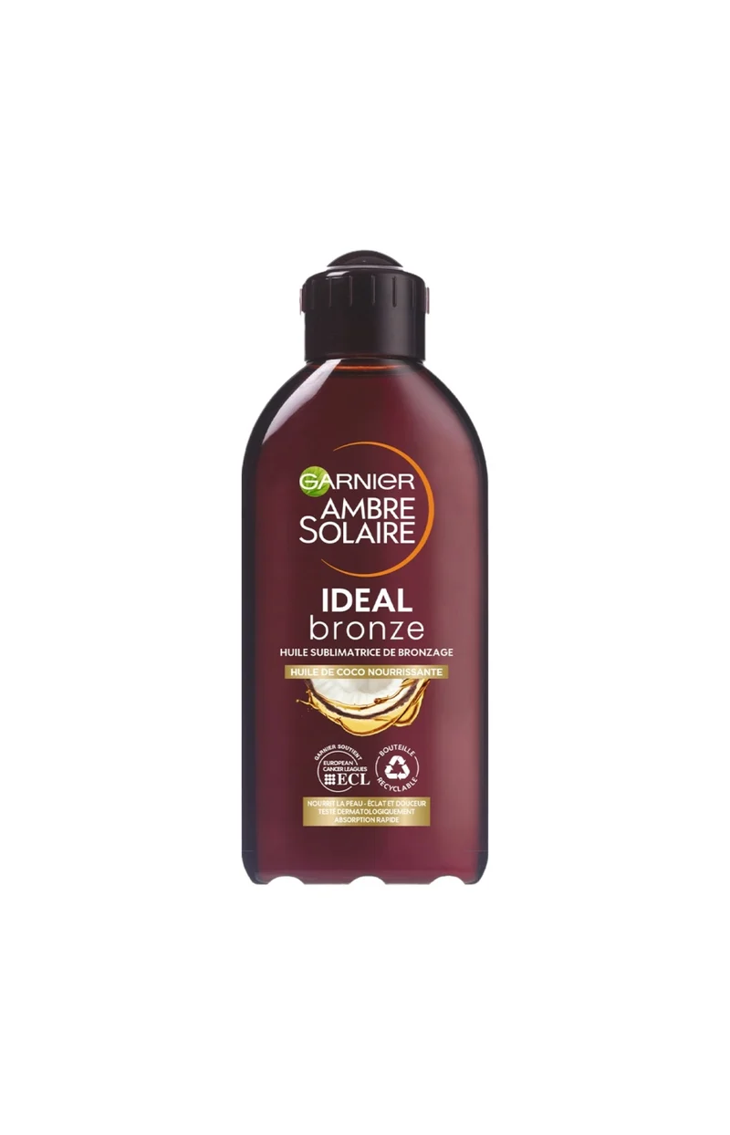 Huile sublimatrice de bronzage - Huile de coco - Corps - 200 ml