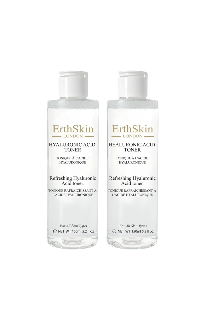 Lotions toniques rafraîchissantes - Acide hyaluronique - 2 x 150 ml