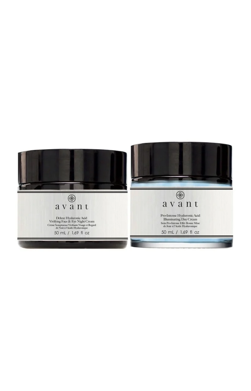 Soin effet bonne mine & crème - Jour & nuit - Peaux sèches & ternes - Visage & yeux - 2 x 50 ml