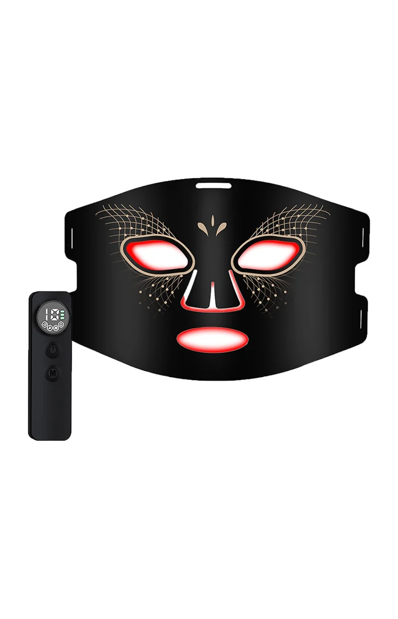 Masque de luminothérapie LED - Fonction thermique - Visage