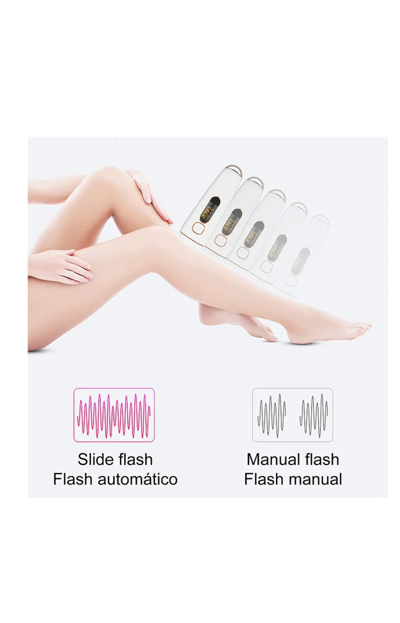 Épilateur à lumière pulsée - IPL T5S - Corps & visage