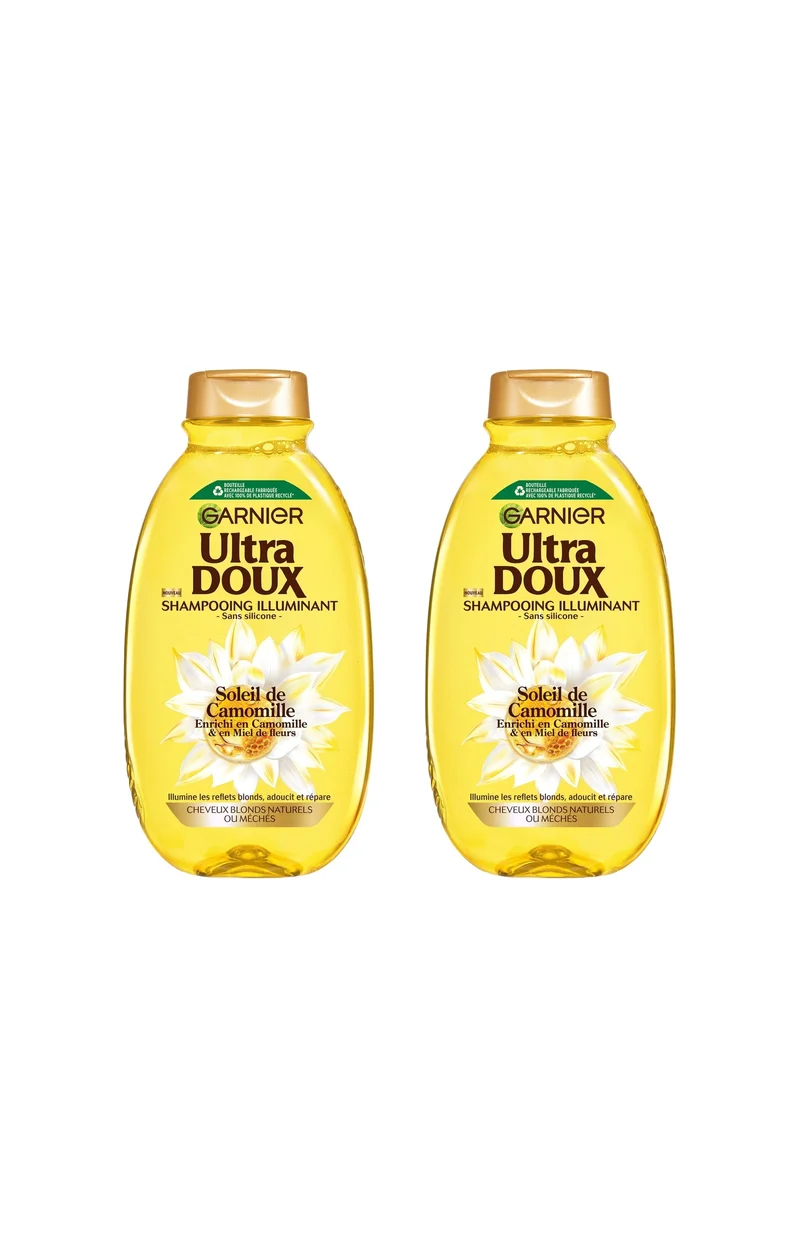 2 shampoings illuminants - Cheveux blonds, naturels ou méchés - 300 ml
