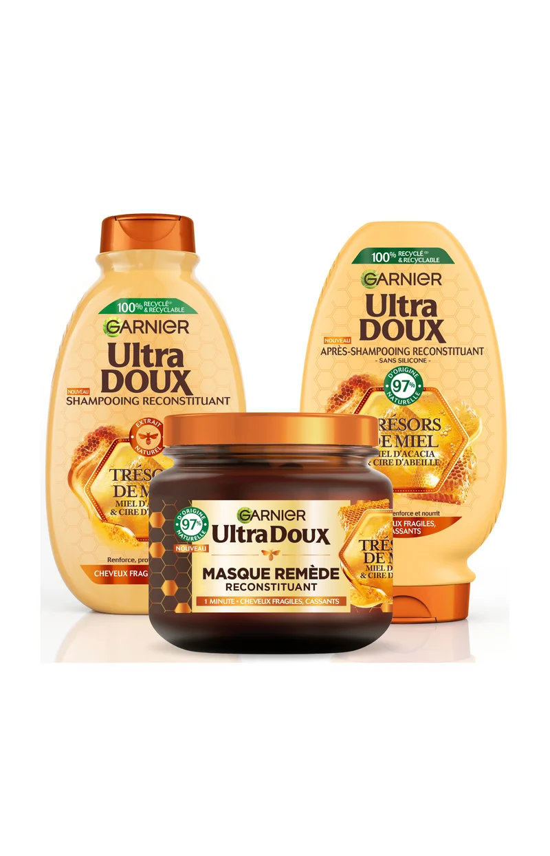 Routine reconstituante - Cheveux fragiles cassants