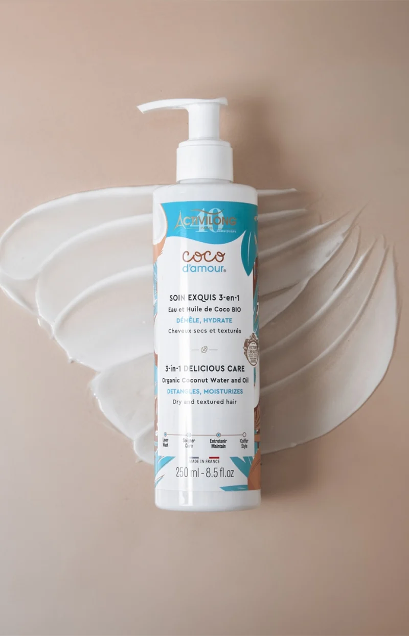 Soin 3-en-1 - Noix de coco - Cheveux secs & texturés - 250 ml