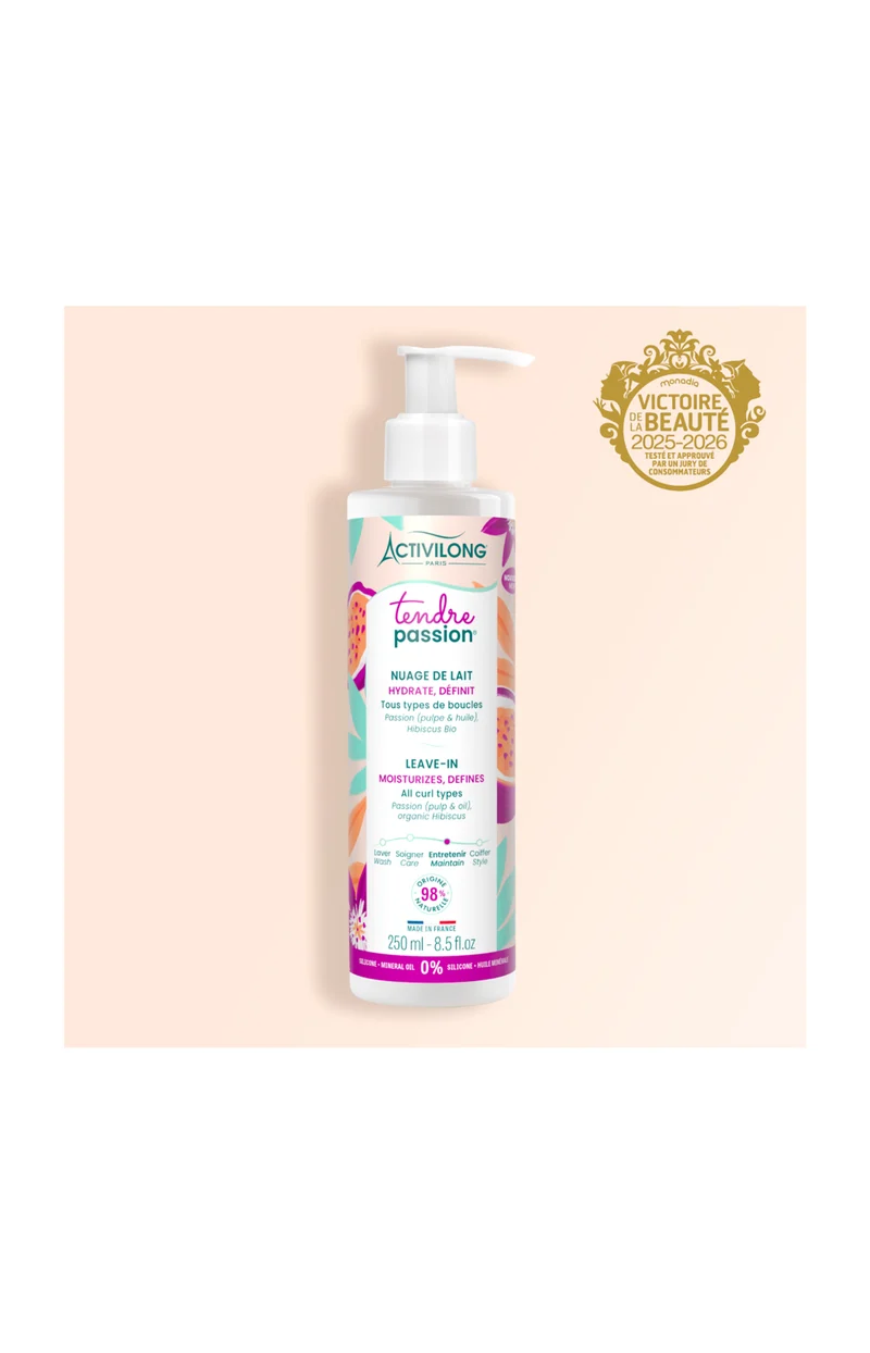 Soin sans rinçage - Nuage de lait - Cheveux bouclés