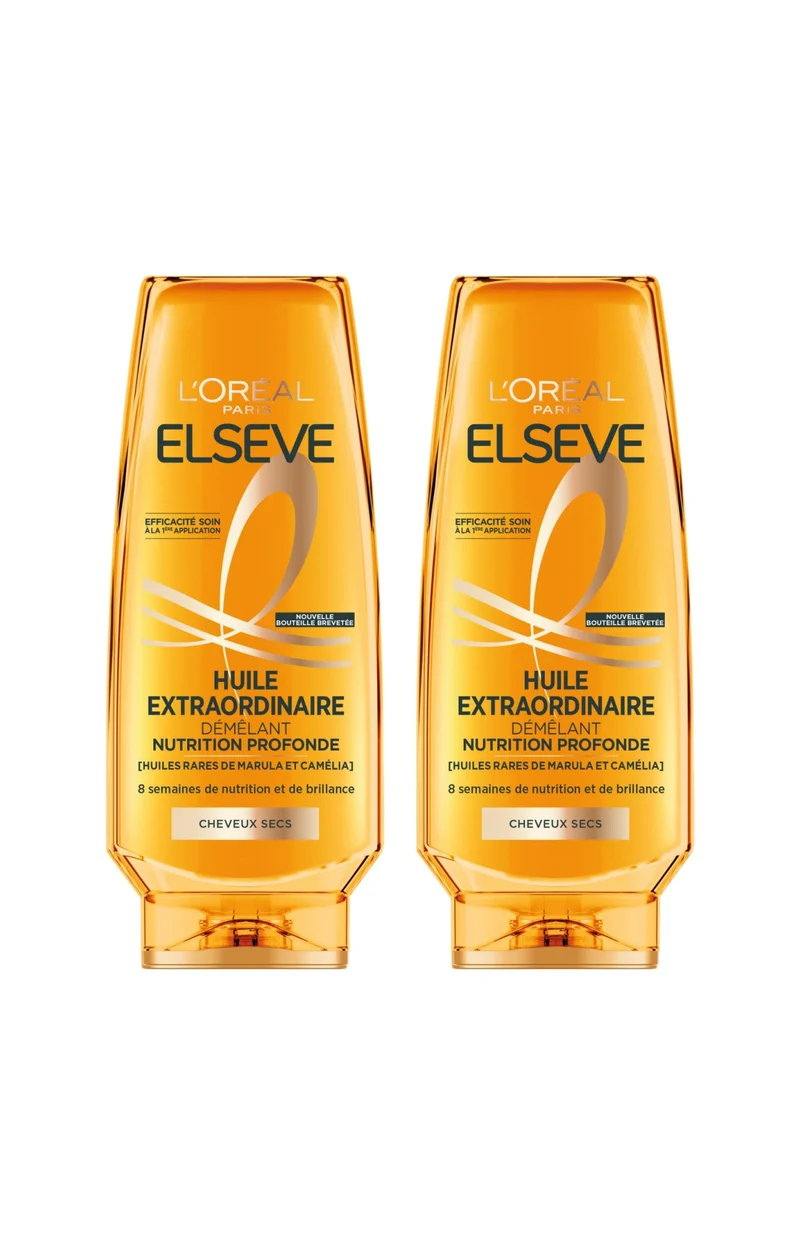 2 après shampoings - Huile Extraordinaire - Cheveux secs - 200 ml