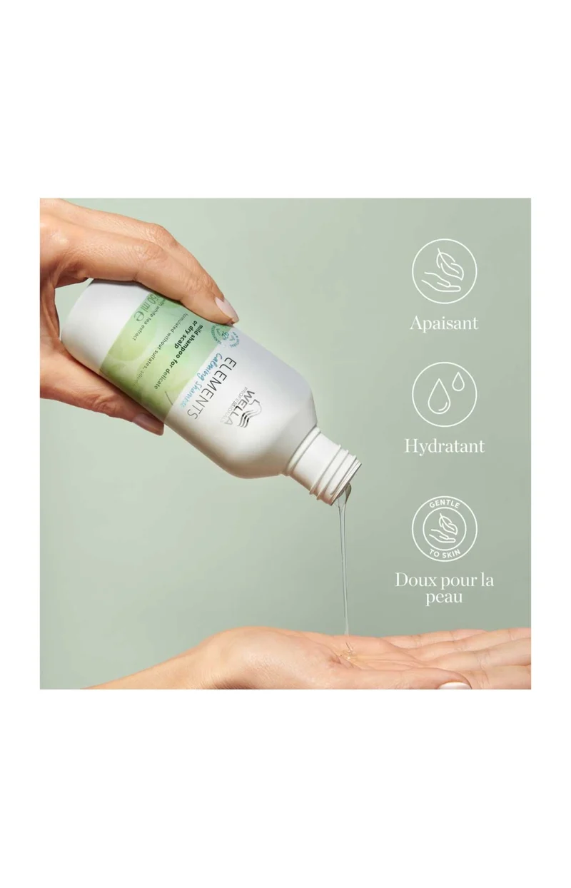 Shampoing apaisant - Elements - Cheveux secs ou délicats