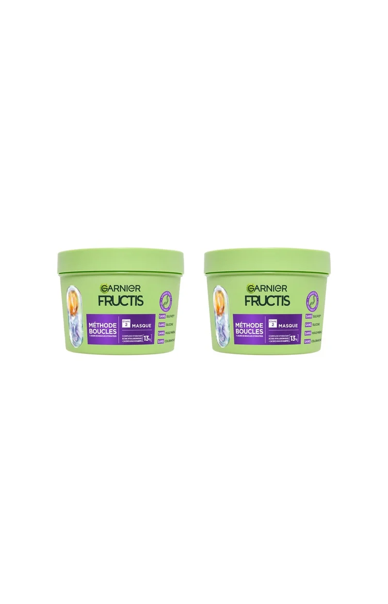 2 masques hydratants - Méthode boucles - 370 ml