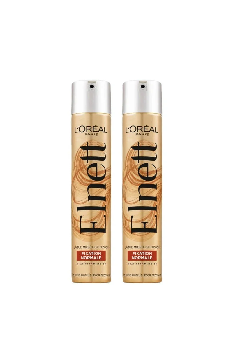 2 laques à cheveux - Fixations normales - 300 ml