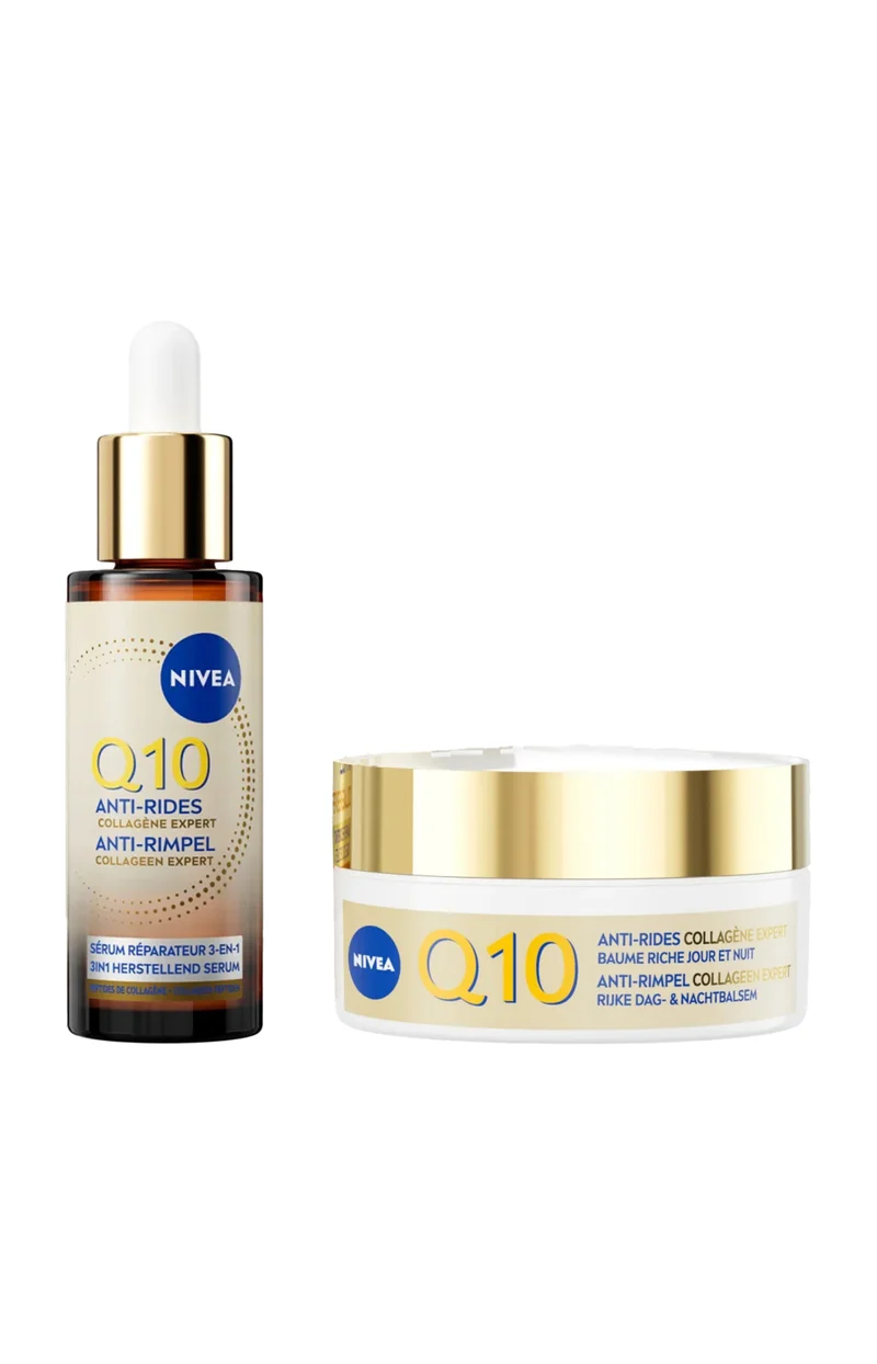 Sérum & crème anti-rides Q10 - Collagène Expert