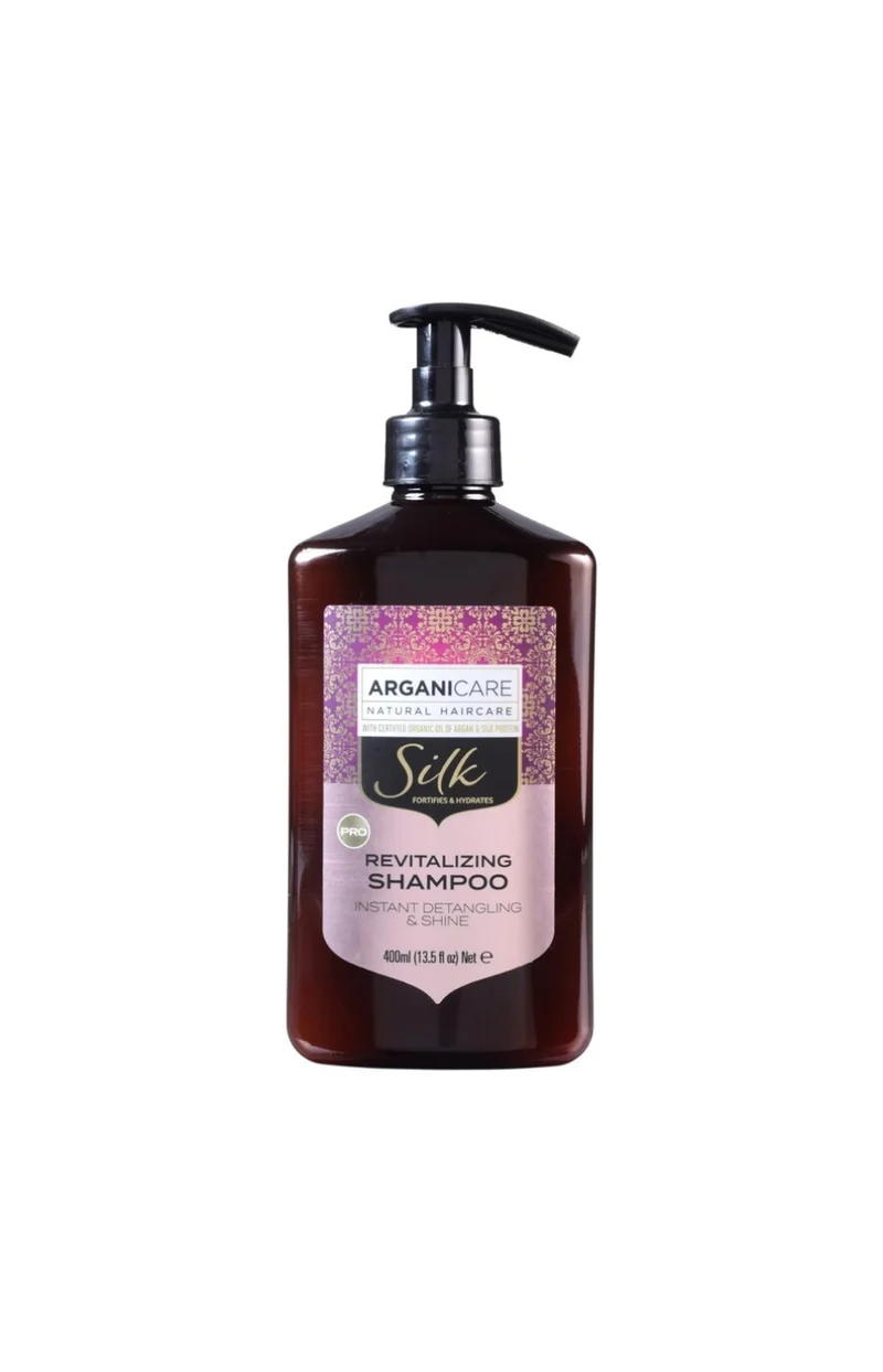 Shampoing revitalisant - Protéine de soie - Cheveux secs & ternes - 400 ml