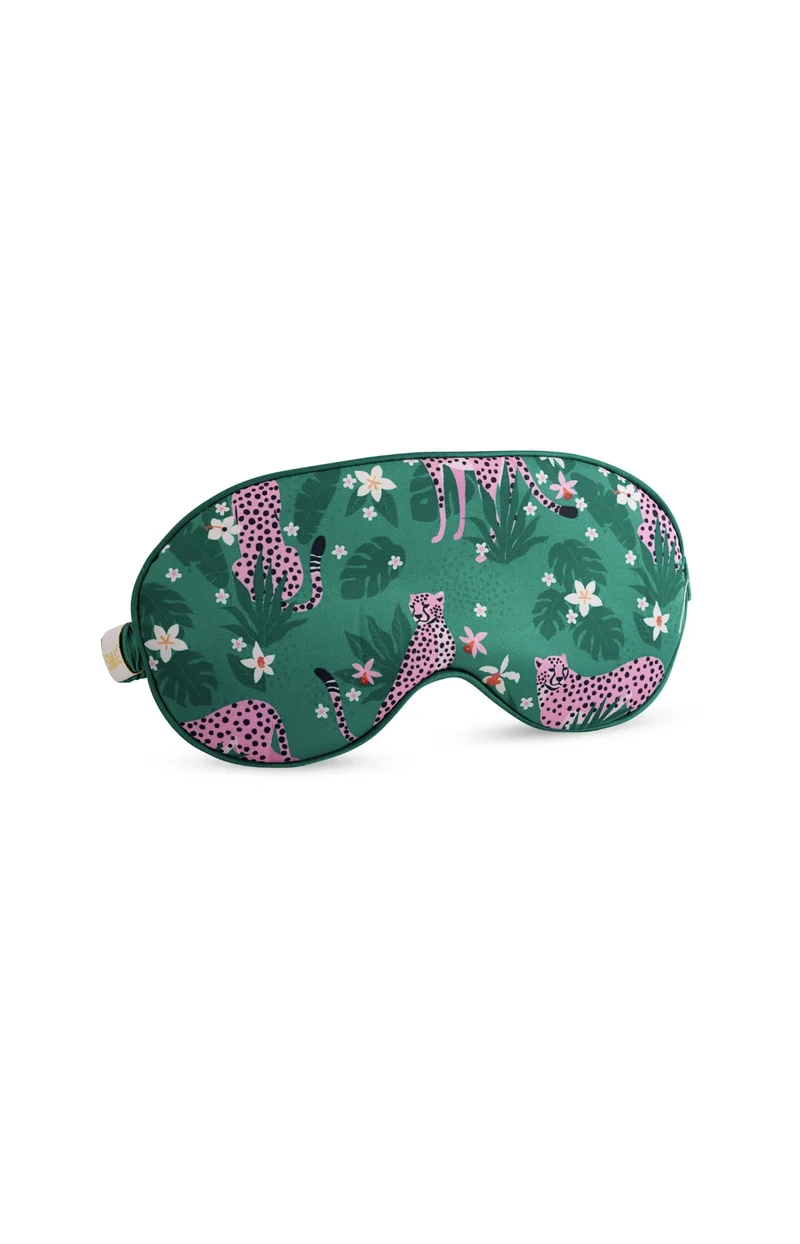 Masque de sommeil - Satin - Guépard